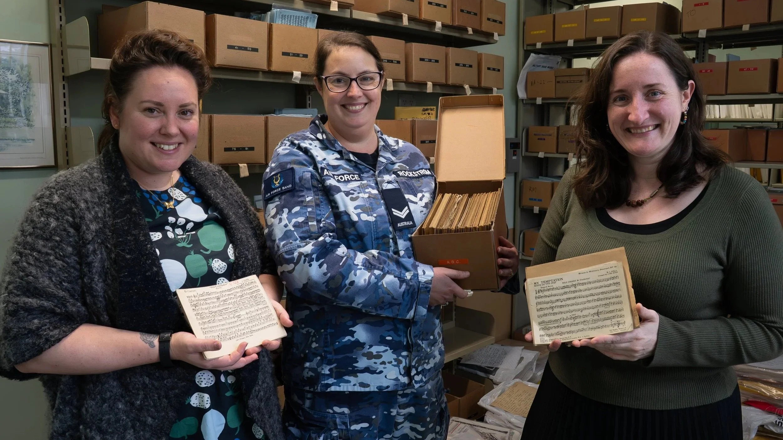 Victorian Collections | Visit with Royal Australian Air Force Band. Photo: Leading Aircraftwoman Samantha Webber