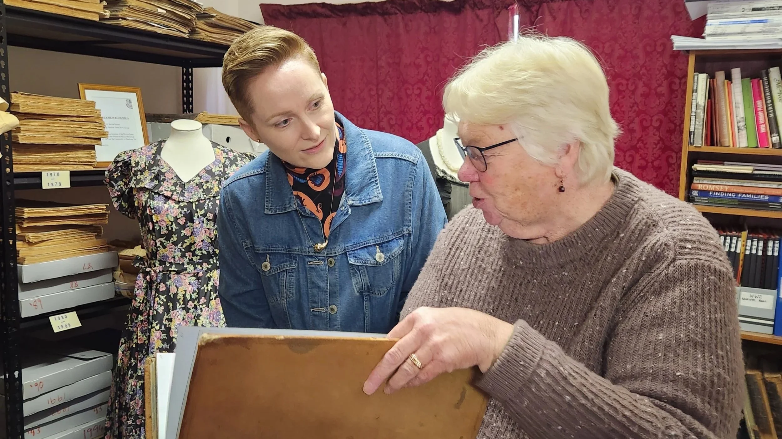 Executive | Ash Robertson with Elizabeth Murfitt at Heathcote Historical Society (GLAM Show)