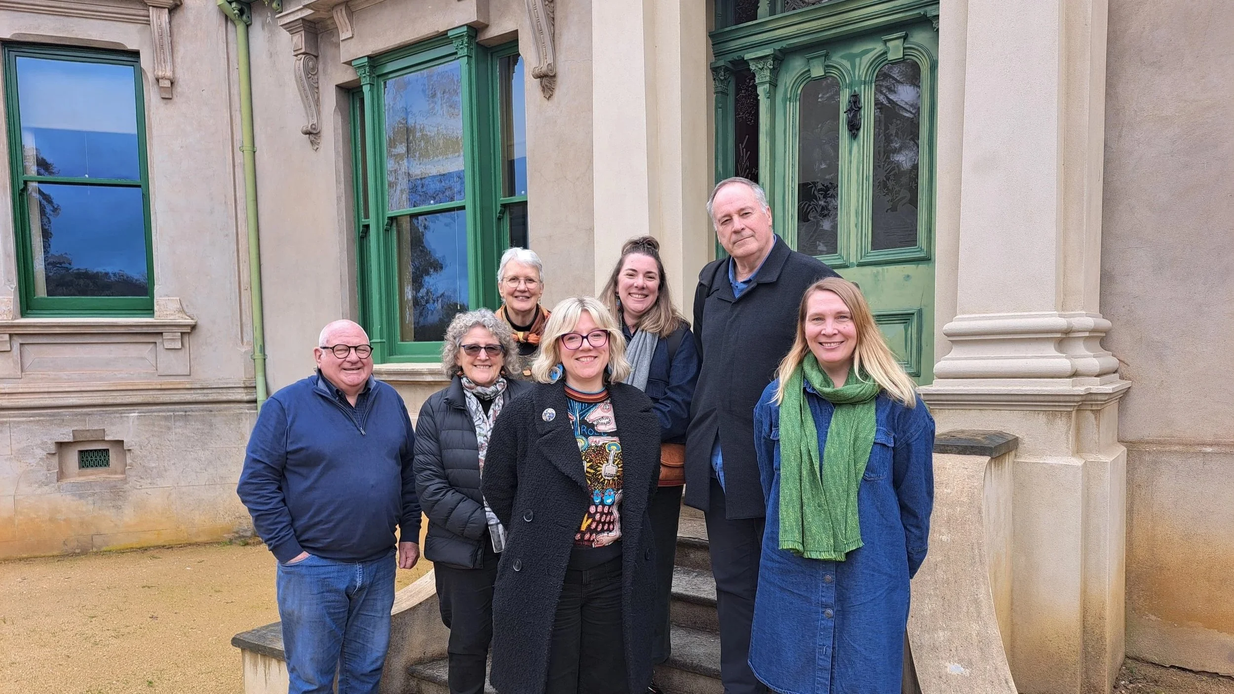  Accreditation | Peer Reviewers and staff at Buda Historic Home and Garden 
