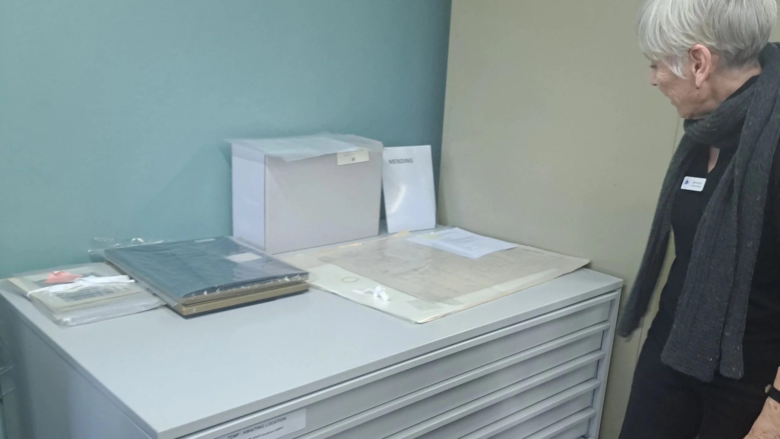  Accreditation | Plan drawers at the Royal Historical Society of Victoria 