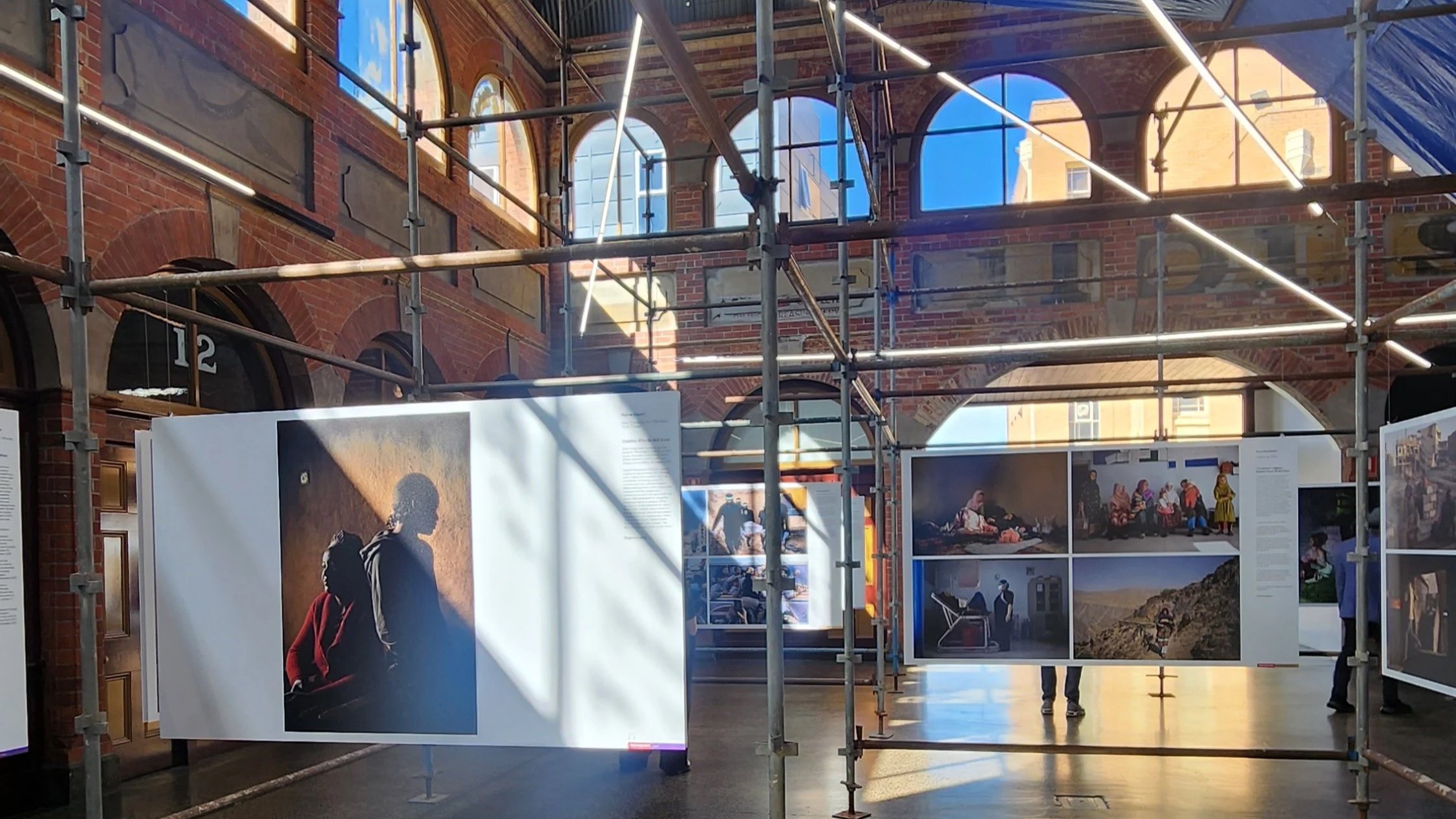  Internship | Art Gallery of Ballarat’s  World Press Photo  installation at the Mining Exchange 