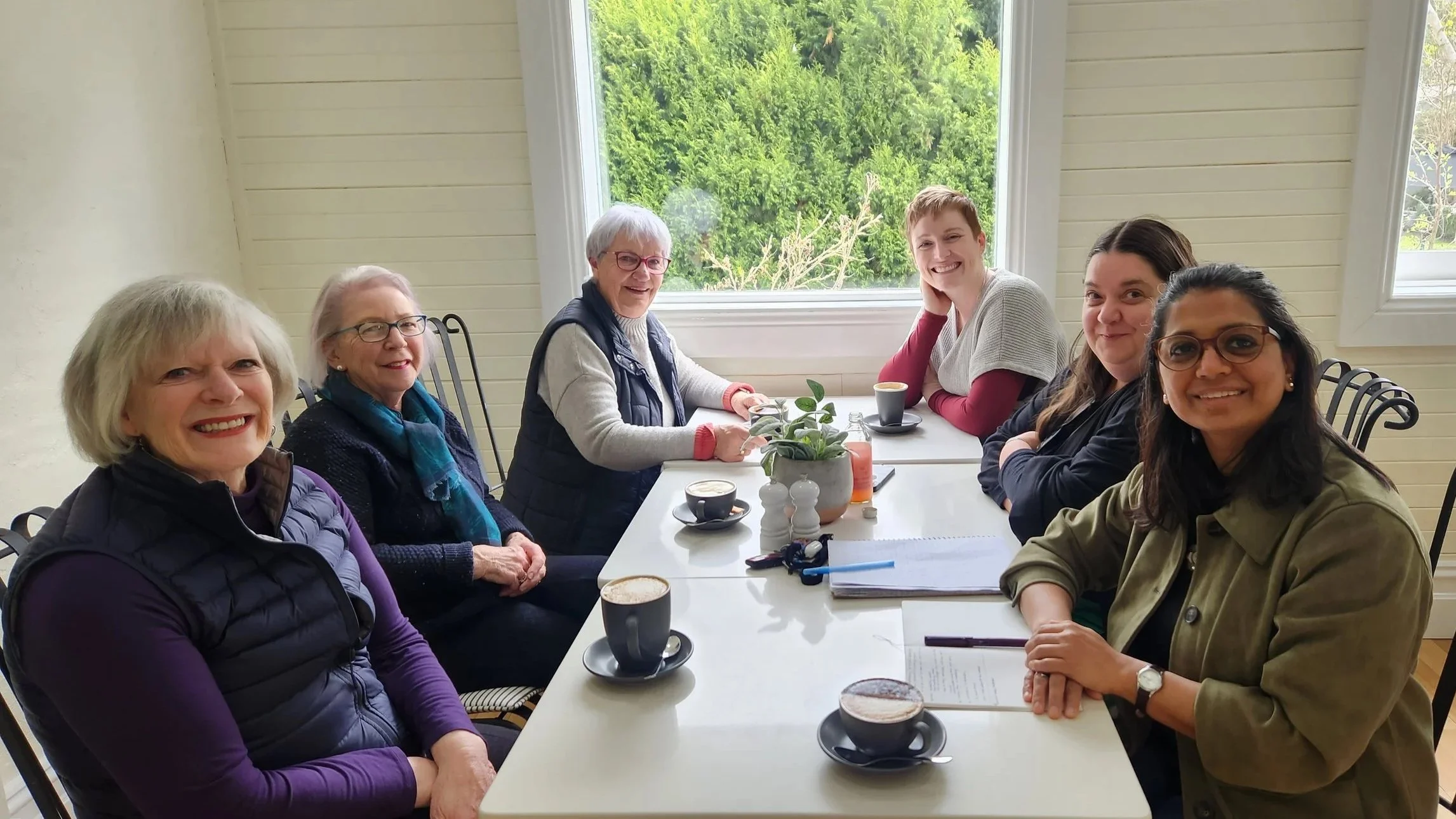  Programs &amp; PD | Having a chat with the AQTC team over lunch 