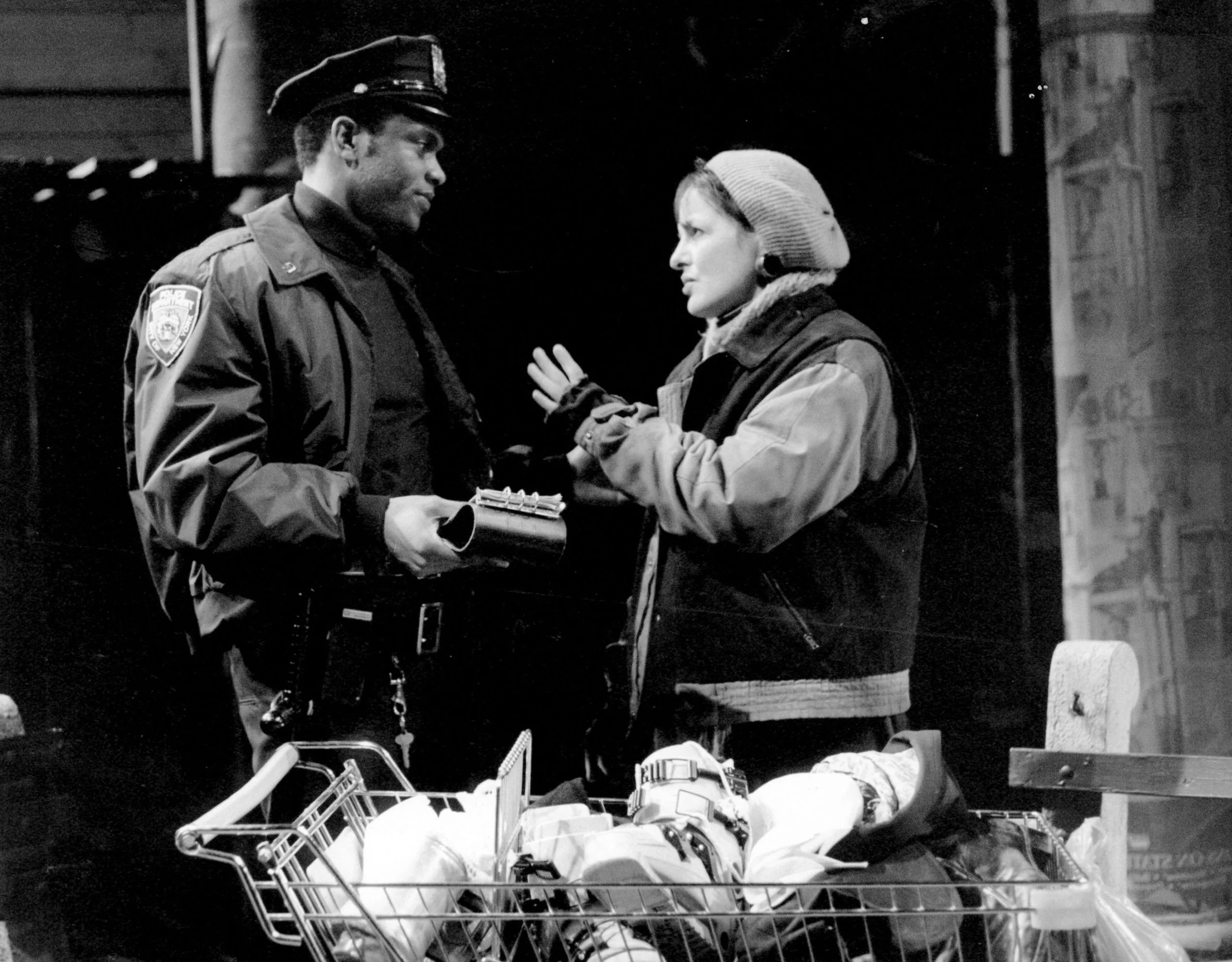 Monti Sharp in Antigone in New York at The Vineyard Theatre