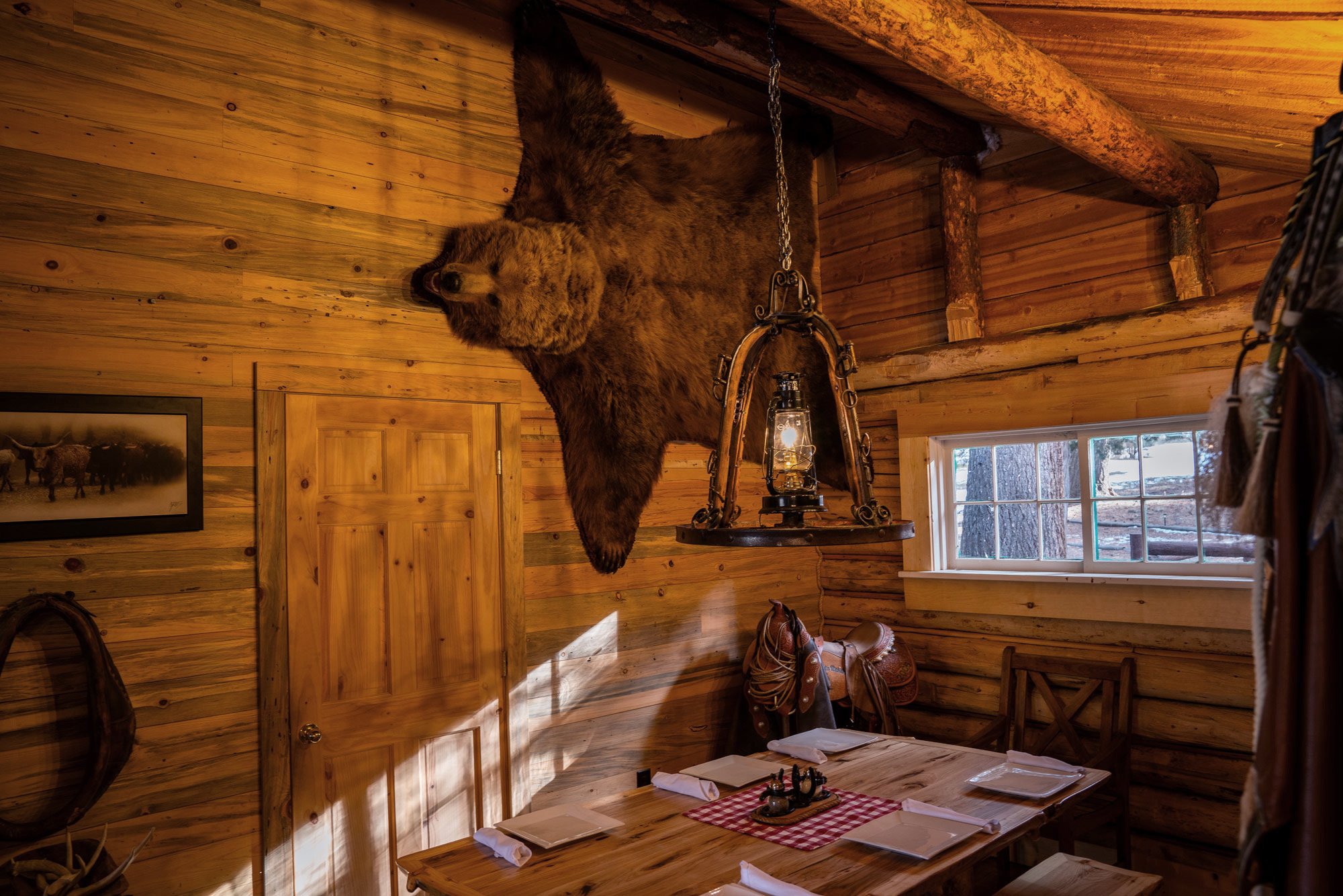 The UXU Ranch Main Lodge dining room.jpeg