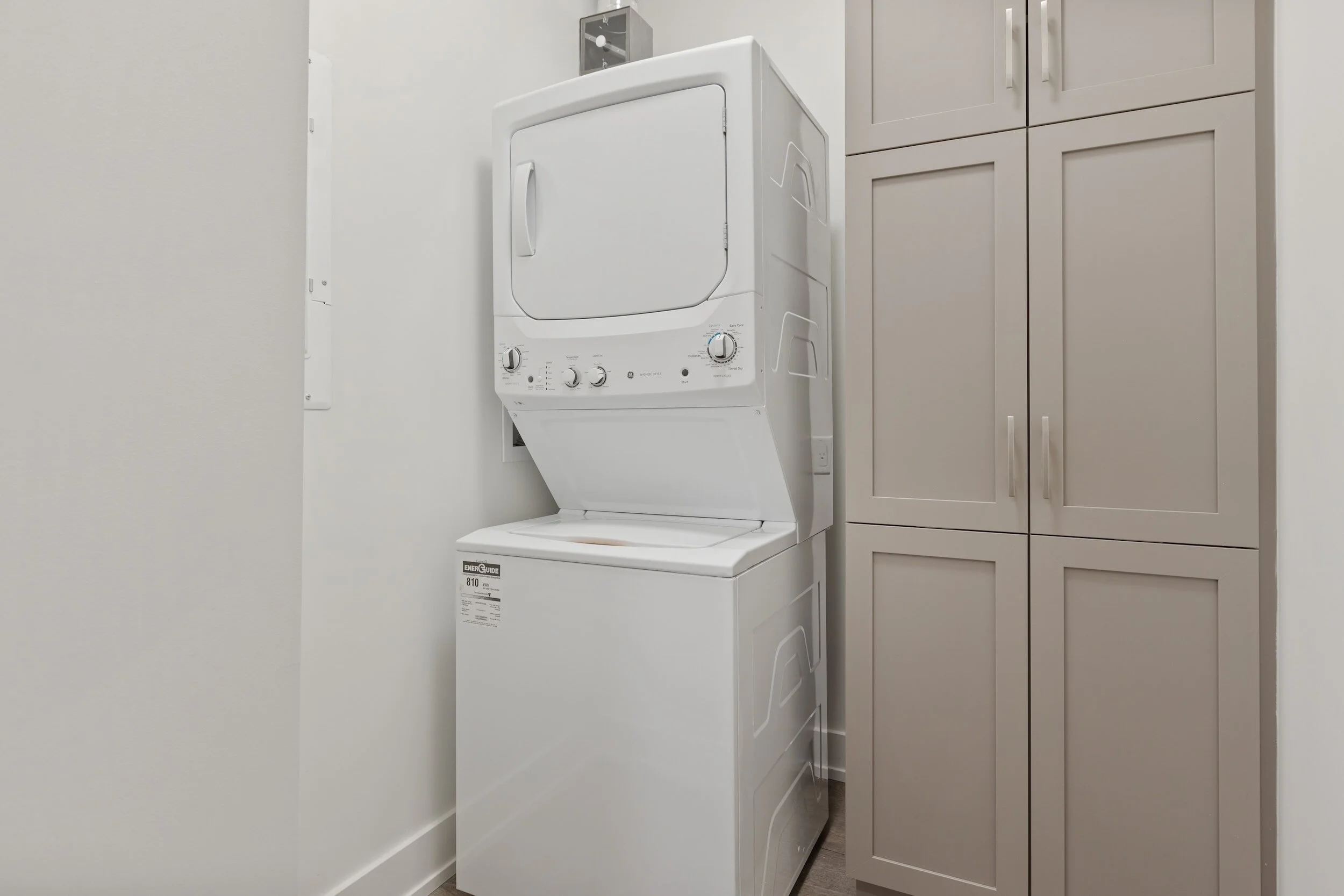 In-unit washer and dryer