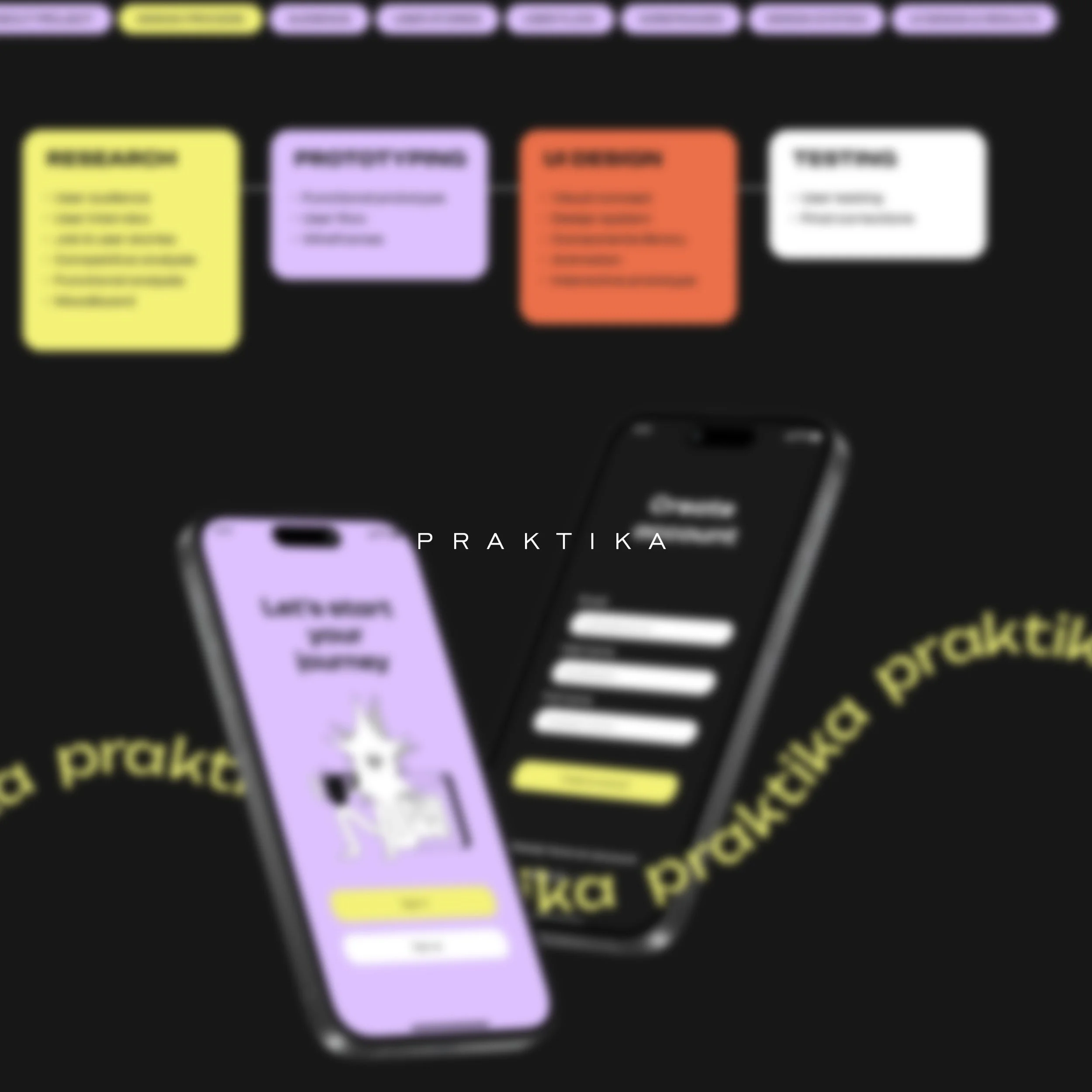 Praktika - UI/UX, Graphic Design, Mobile, Web (Collaborative)