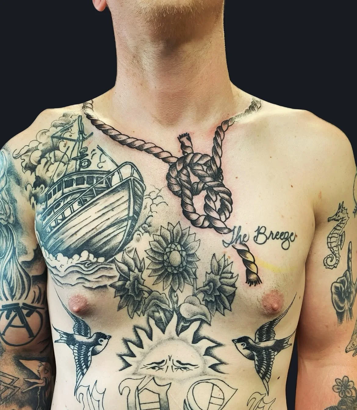 Tattoo artistry
Black and gray neotraditional
Art nouveau styles
American traditional
Fine line tattoos
Dotwork designs
Nature-inspired tattoos
Animal-themed tattoos
Mythological creatures
Portrait tattoos
Custom tattoo creations
Transformative self-