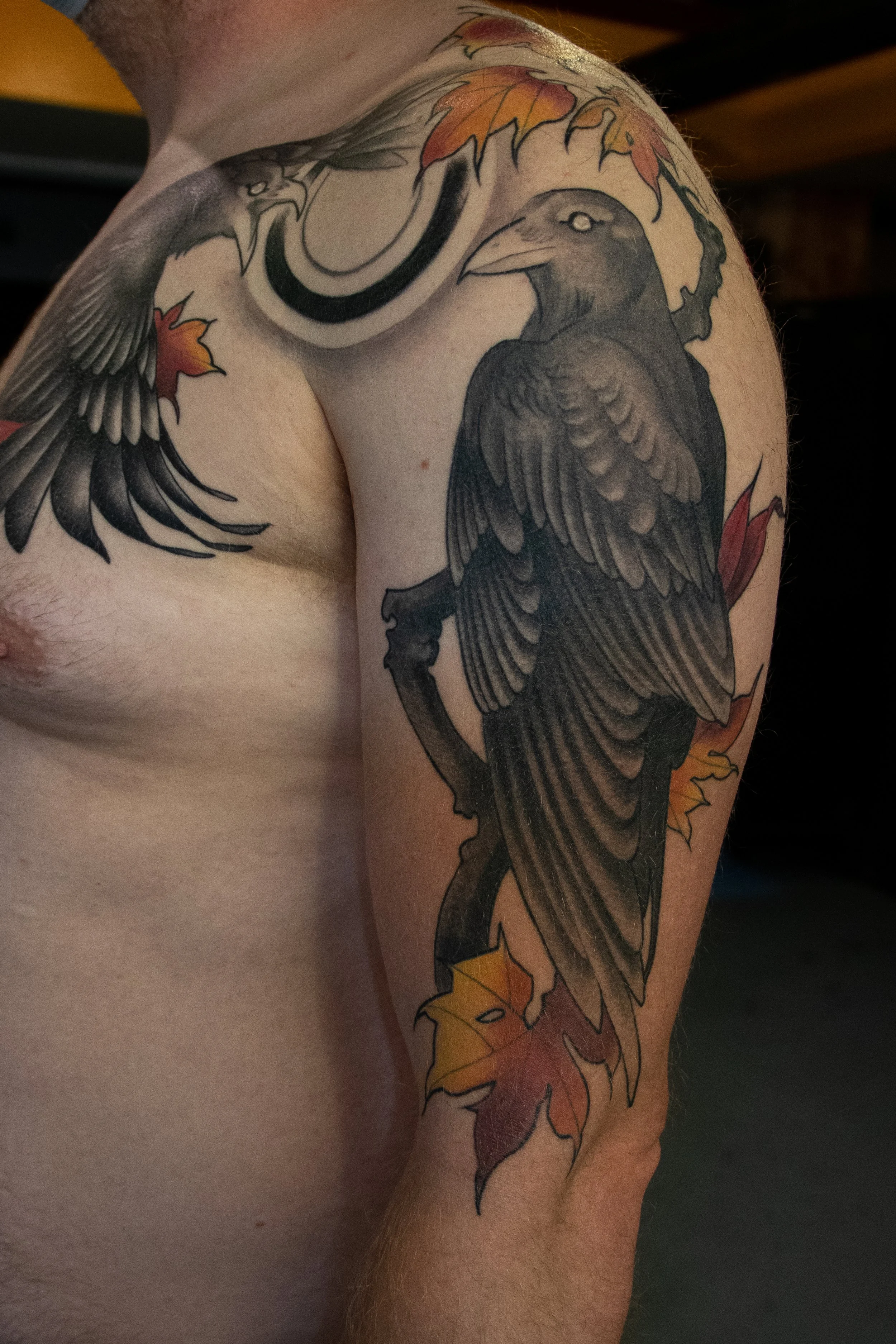 Tattoo artistry
Black and gray neotraditional
Art nouveau styles
American traditional
Fine line tattoos
Dotwork designs
Nature-inspired tattoos
Animal-themed tattoos
Mythological creatures
Portrait tattoos
Custom tattoo creations
Transformative self-