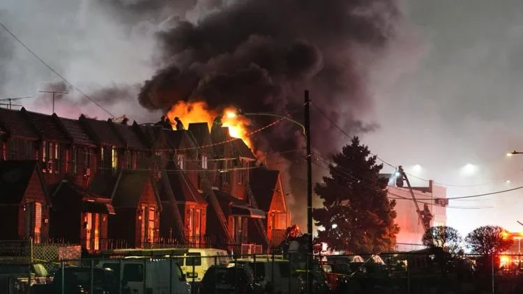 Small Plane Crash Sparks Fiery Explosion in Northeast Philadelphia