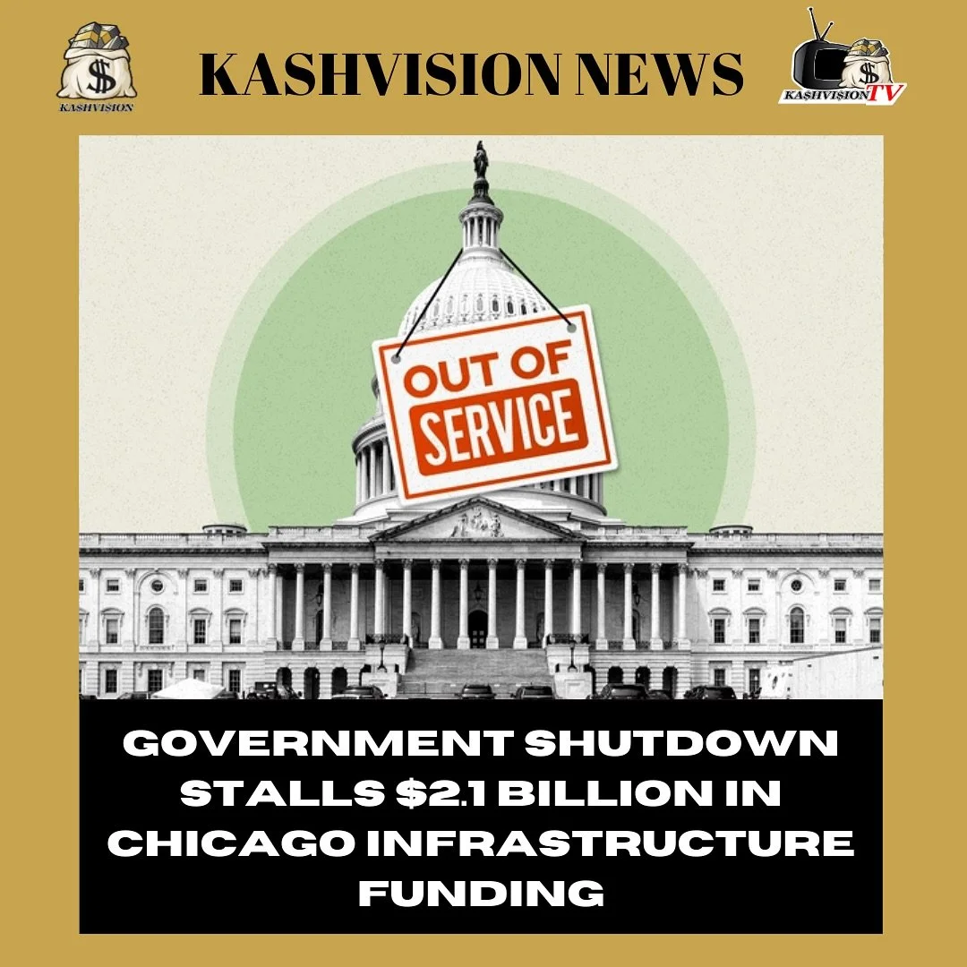 Chicago&rsquo;s future is on hold. 🚧 The federal government has frozen $2.1B in infrastructure funding due to the shutdown, threatening major transit, road, and community projects. City leaders say neighborhoods in need will be hit hardest.

*Click 