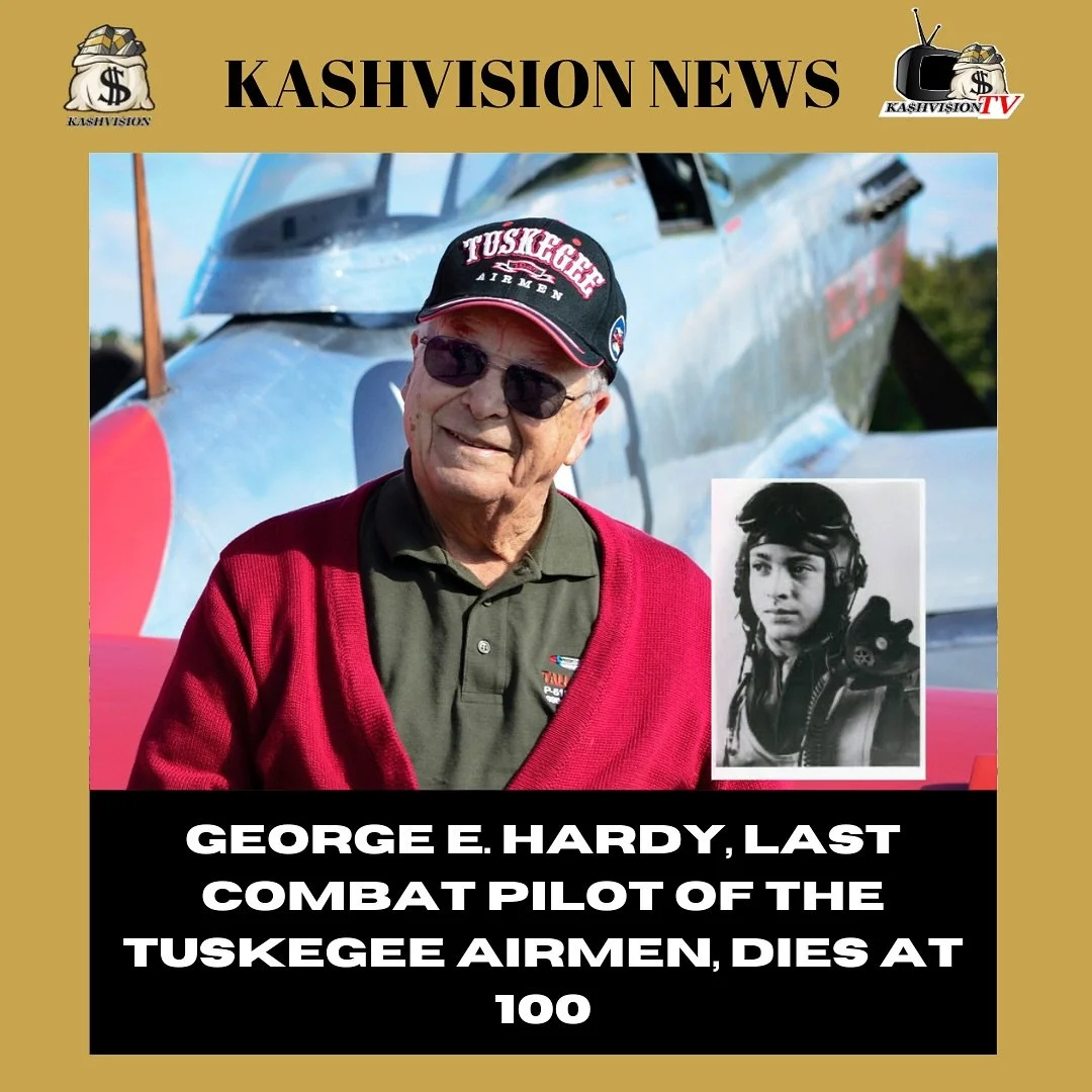 A true hero has taken his final flight. ✈️🇺🇸 Lt. Col. George E. Hardy, the youngest Tuskegee Airman combat pilot and the last to fly overseas missions, has passed away at 100. His courage in the skies and his fight for equality on the ground helped