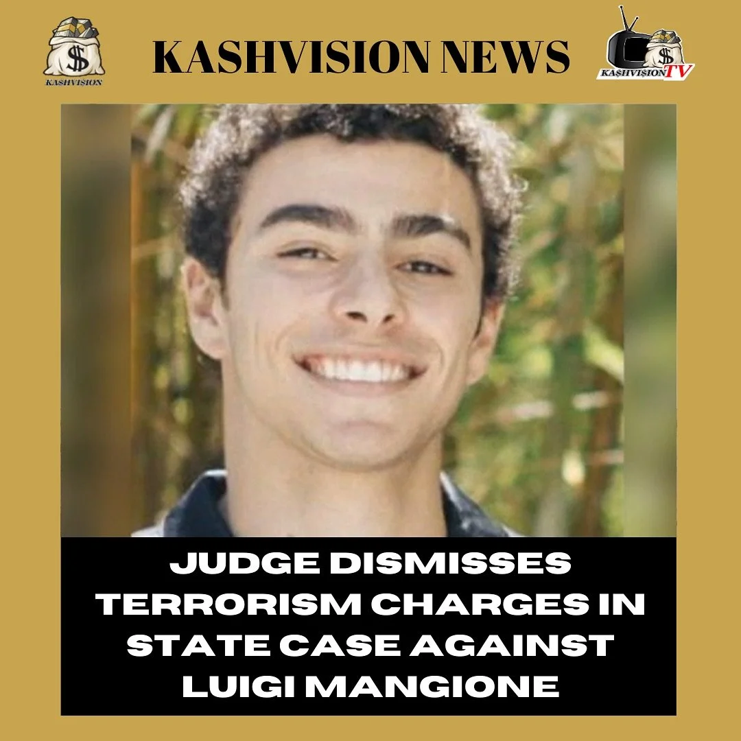 Judge dismisses terrorism and first-degree murder charges against Luigi Mangione. He still faces second-degree murder and other counts. Next hearing is set for December 1. ⚖️📅

*Click the link in our bio for full article* 🔗

#Kashvision #Kashvision