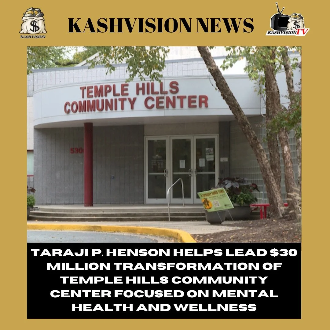 Taraji P. Henson is helping lead a $30M transformation of the Temple Hills Community Center 💜 The new design will focus on mental health, wellness, and the arts—bringing healing and hope to Prince George’s County. 
*Click the link in ou
