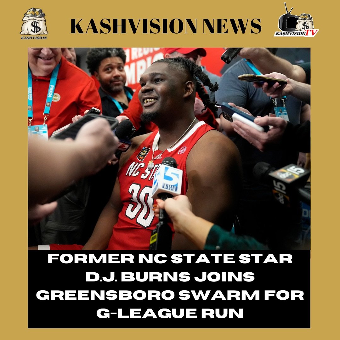 NC State legend D J Burns is back in the Carolinas 🔥 The former Wolfpack star has officially joined the Greensboro Swarm and is gearing up for his G League journey. After a Final Four run and a season overseas, he is ready to dominate in front of fa