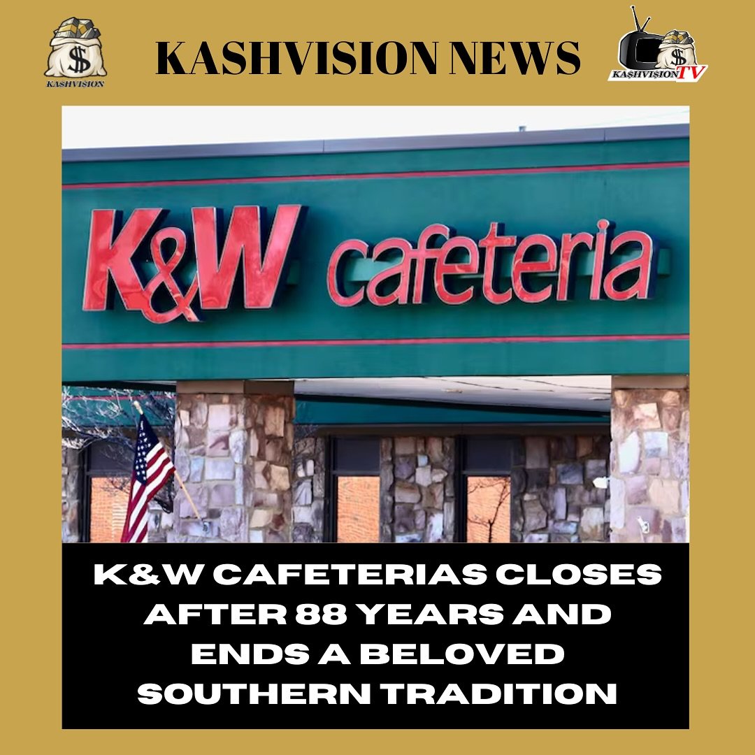 After 88 years, K&amp;W Cafeterias has closed its doors for good, ending a beloved Southern tradition of home‑style comfort food and family gatherings. 🍗🥘 Families and communities are saying goodbye to a place full of memories and Sunday dinners.

