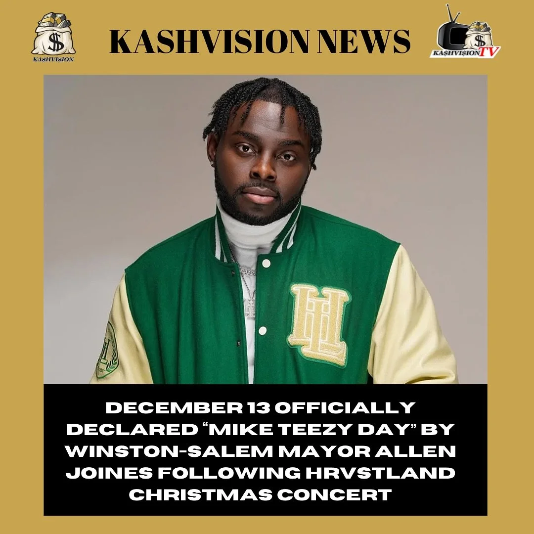 🎶✨ December 13 has officially been declared @officialmiketeezy Day by Winston‑Salem Mayor Allen Joines! After an incredible Hrvstland Christmas Concert at St. Peters World Outreach Center, hundreds came together to praise God, enjoy music, food, ven