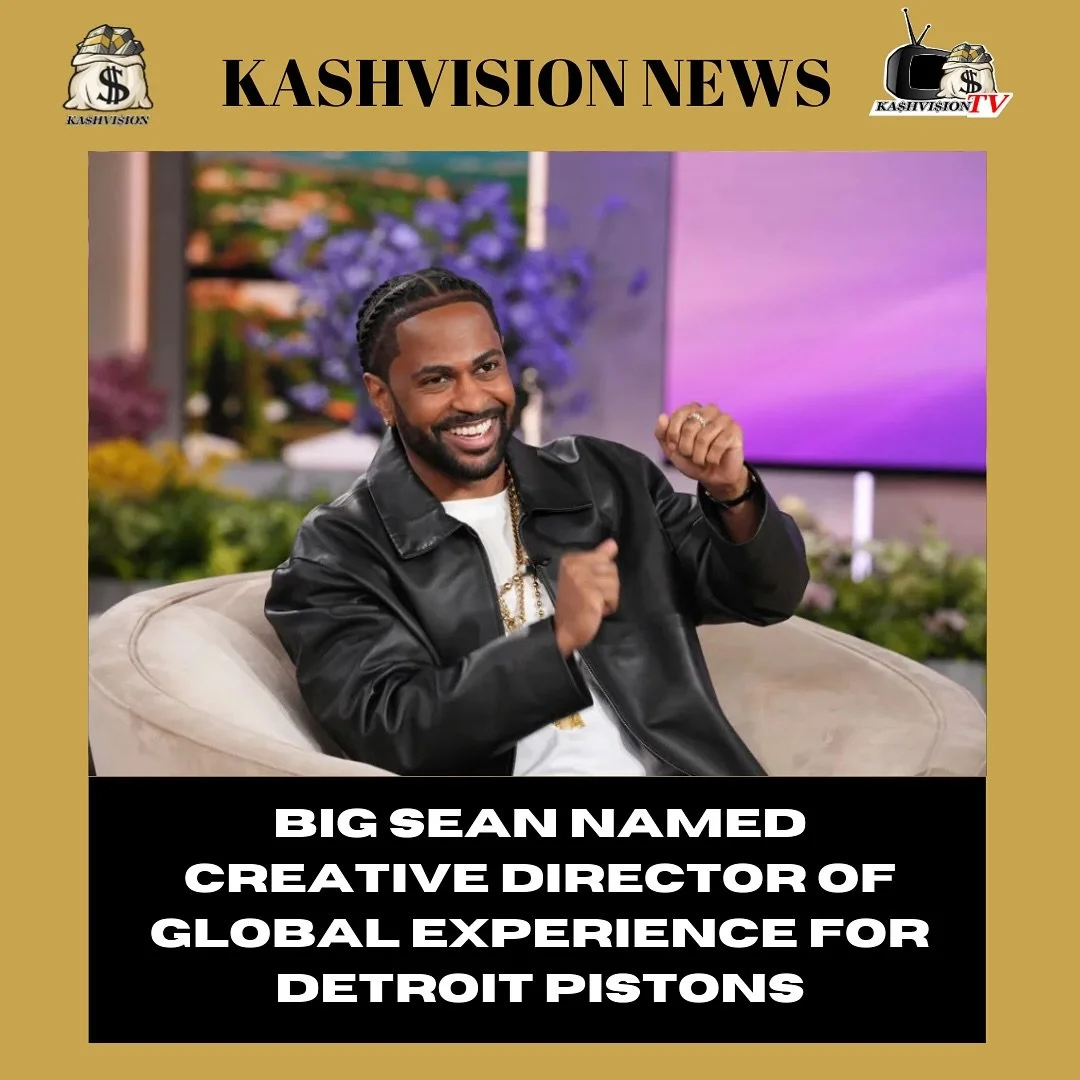 Big Sean is stepping into a new chapter with his hometown team 🎤🏀
The Detroit native has been named Creative Director of Global Experience for the Detroit Pistons, expanding his influence beyond music and into culture, design, and fan engagement. T