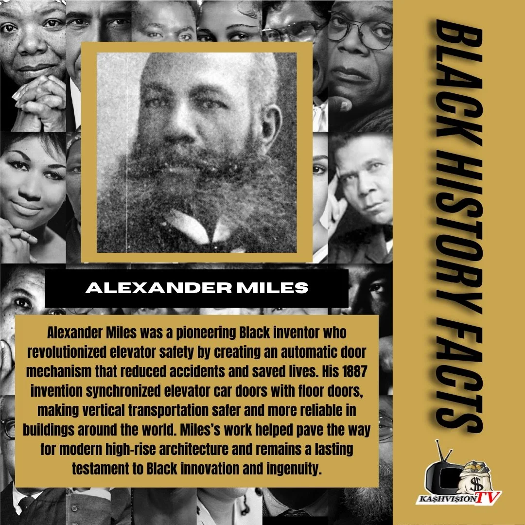 Black History Fact of the Day 🖤

Alexander Miles was a pioneering Black inventor who revolutionized elevator safety 🛗✊🏾

Born in Ohio in 1838, Miles invented an automatic mechanism that opened and closed elevator doors safely, preventing accidents