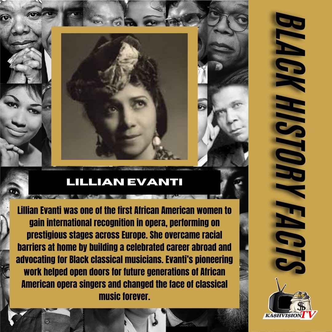 Black History Fact of the Day 🖤🎼

Lillian Evanti made history as one of the first African American women to gain international recognition in opera. Born in Washington DC in 1890, she pursued classical music at a time when Black performers were lar