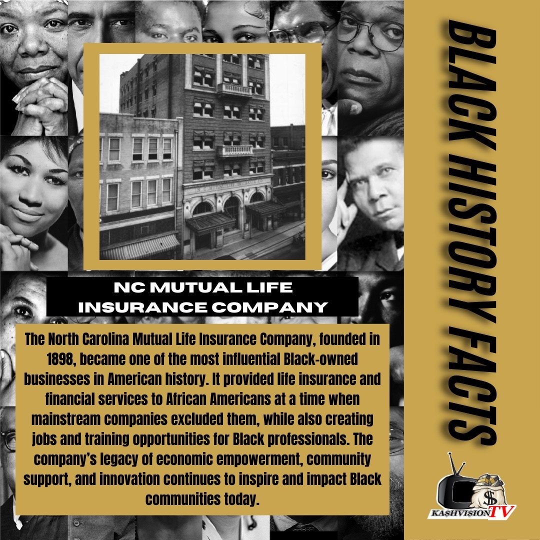 Black History Fact of the Day 🏢🖤

In 1898, the North Carolina Mutual Life Insurance Company was founded in Durham, becoming one of the most influential Black-owned businesses in the United States. Created to provide life insurance to African Americ