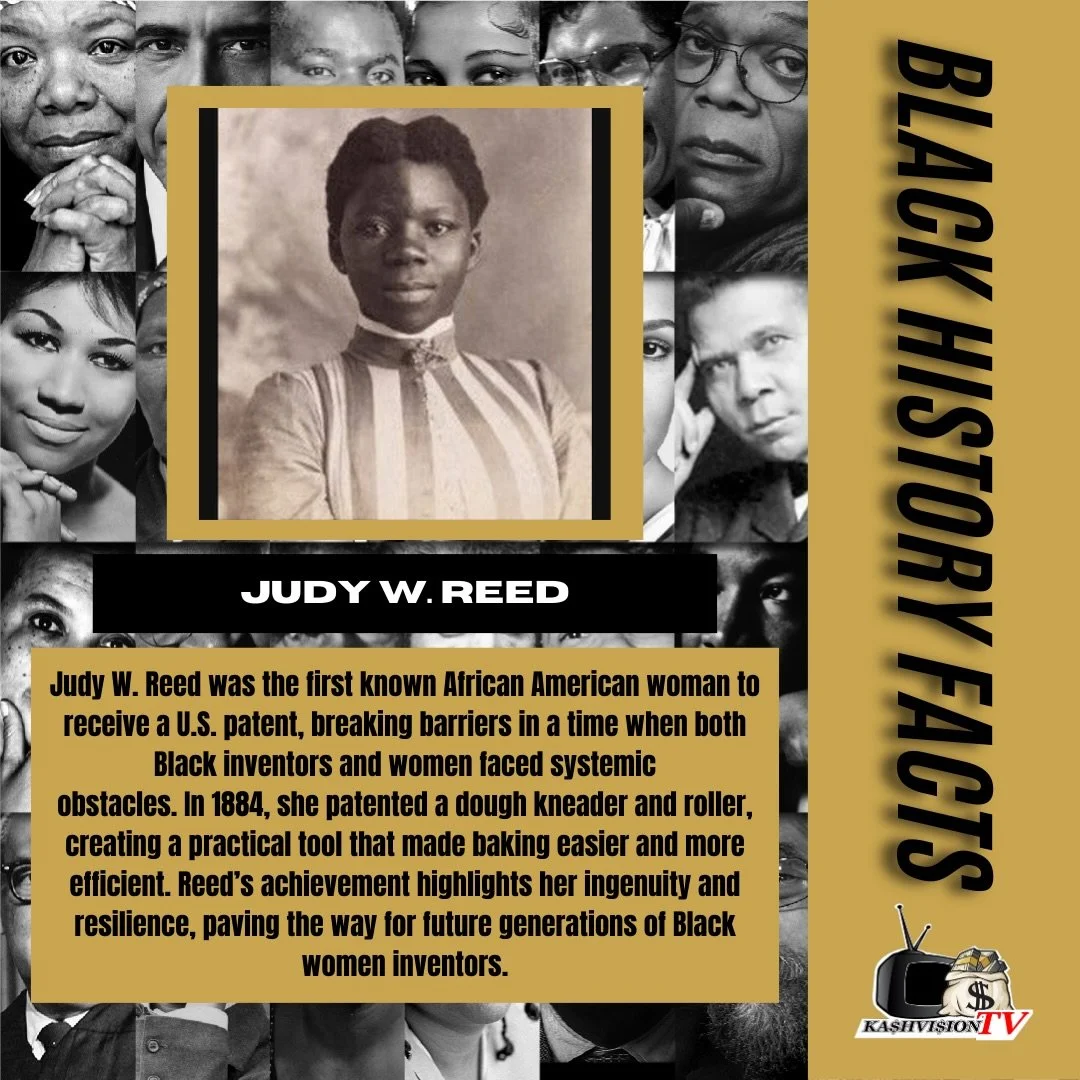 Black History Fact of the Day 🛠️✨

Judy W. Reed made history as the first known African American woman to receive a U.S. patent in 1884. She invented a dough kneader and roller, a tool that made preparing dough easier and more efficient for homemake