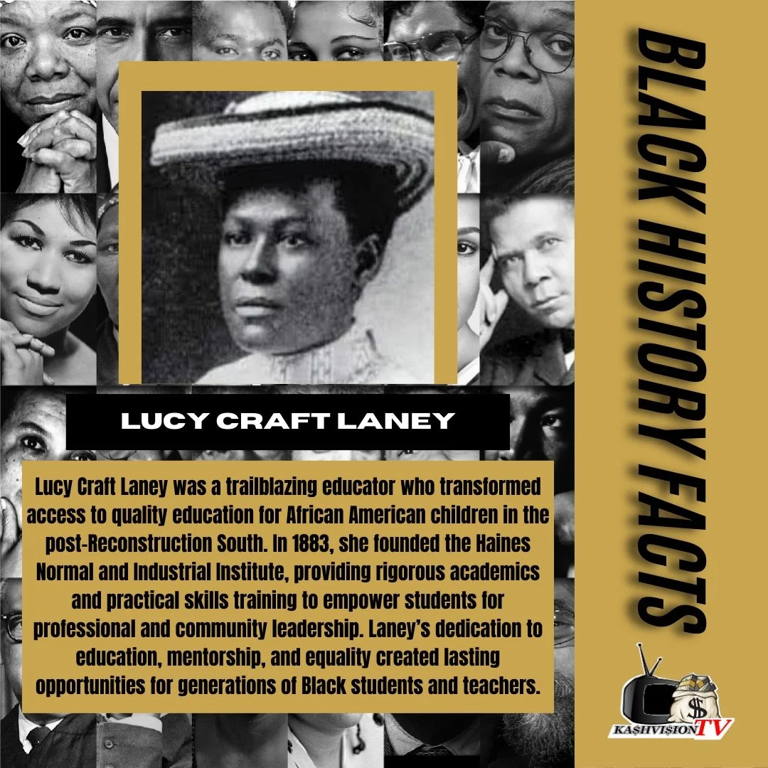 Black History Fact of the Day 📚✊🏾

Lucy Craft Laney was a trailblazing educator who transformed schooling for African American children in the South. In 1883, she founded the Haines Normal and Industrial Institute in Augusta, Georgia, providing rig