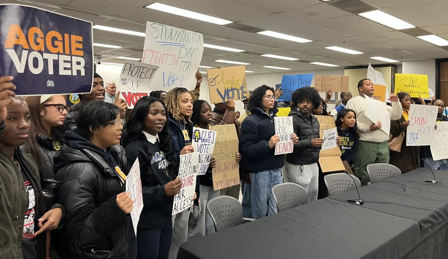 N.C. A&amp;T Students Denied On-Campus Voting Again as State Board Rejects Early Voting Site
