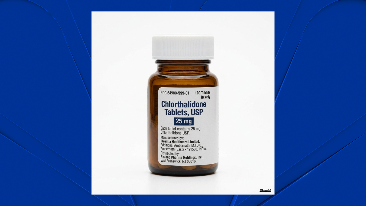 More Than 25,000 Bottles of Chlorthalidone, a Blood Pressure Medication, Recalled Over Dissolution Issue