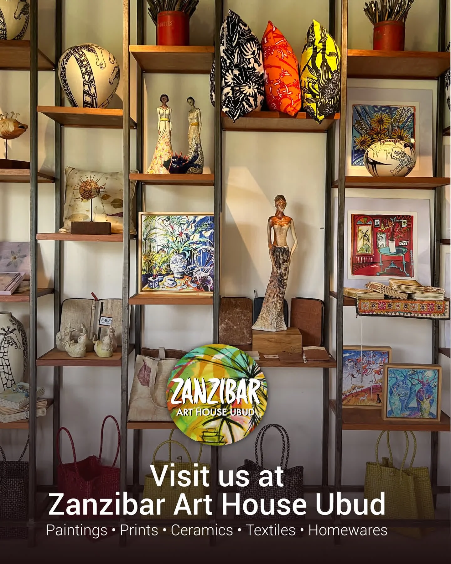 Discover Zanzibar Art House Ubud

Hey art lovers and Bali wanderers!

Have you visited Zanzibar Art House yet? 

Tucked away along one of Ubud's most scenic rice‑field walks on Jl. Subak Sok Wayah, our gallery + artisan gift shop is a hidden creative
