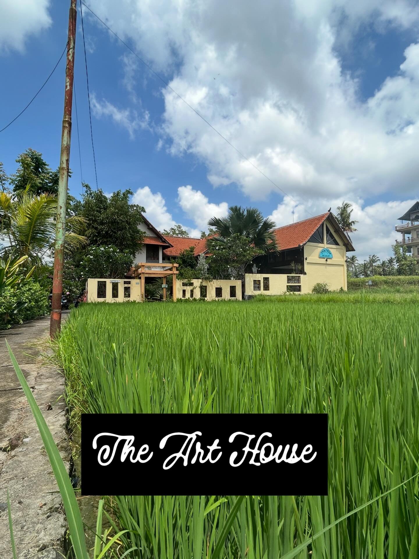 Zanzibar Art House Ubud.

Directions from Tim.

How to get to Subak Sok Wayah and 
Zanzibar Art House Ubud.

From the Ubud markets walk west along Jalan Raya Ubud towards the Campuhan Bridge.

Just before you start to walk down the long hill towards 