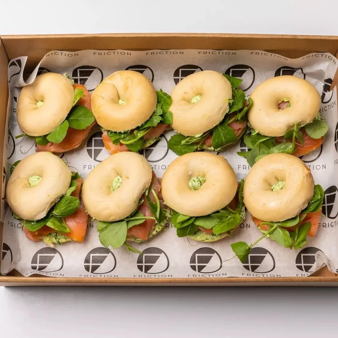 Backstage with the catering talent. 🎬&nbsp; Skip the same old tired buffet and talk platters for office parties, birthday bashes and social events with us instead. Check out our full catering menu online!