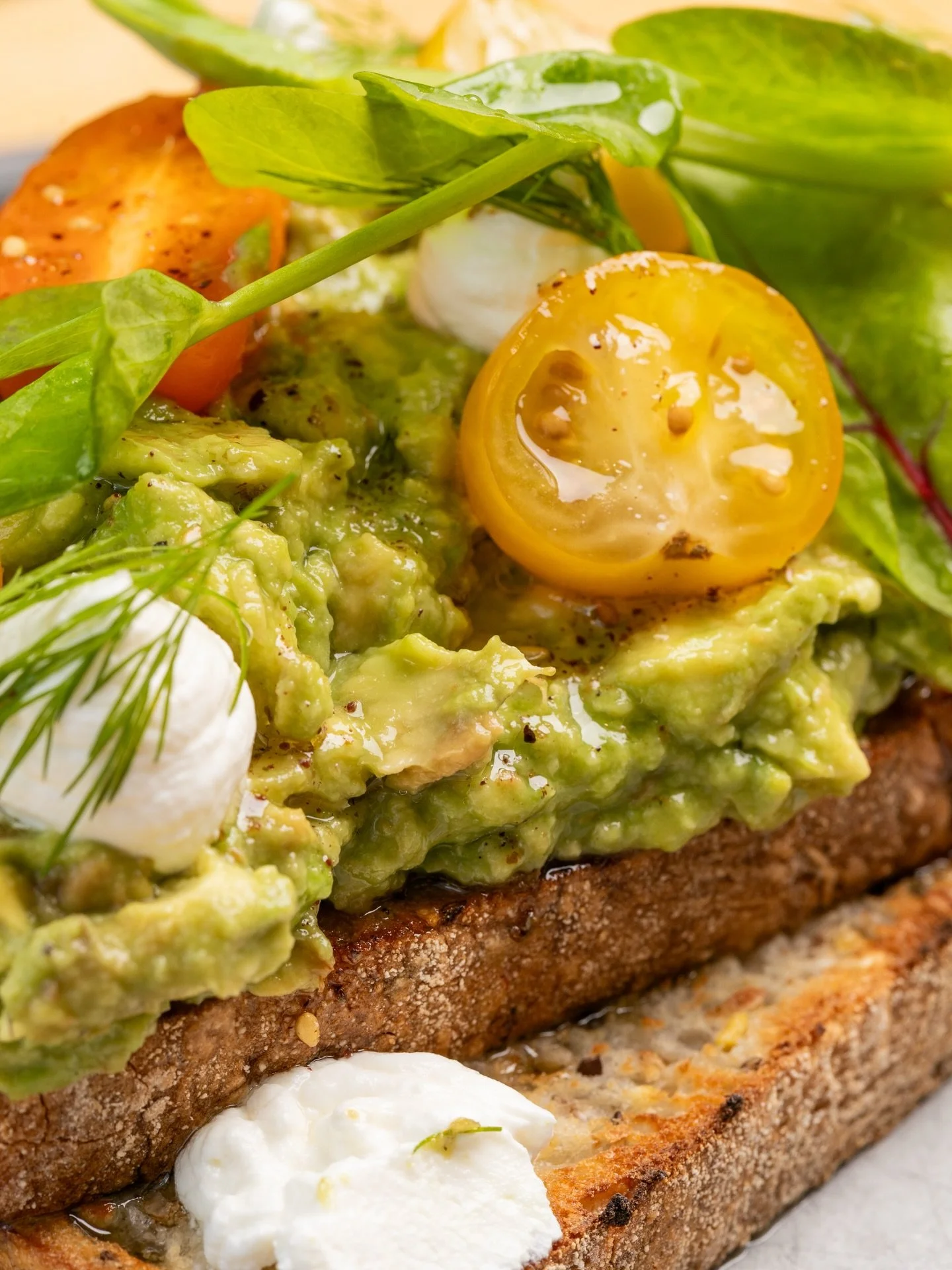 Up close, our Smashed Avocado gets even better. 🤤 

Built with punchy cherry tomatoes, feta and za&rsquo;atar layered onto grain toast, this one does all the explaining in each bite &ndash; make it yours this weekend. 🥑