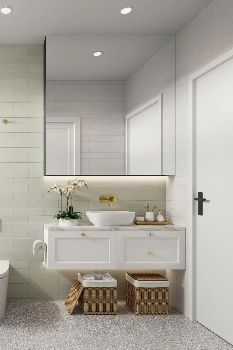 Bathroom design for small spaces — Delve House
