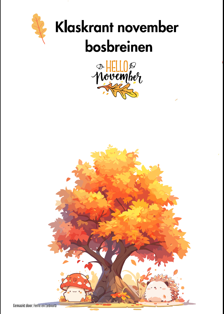 Bosbreinen november 2025
