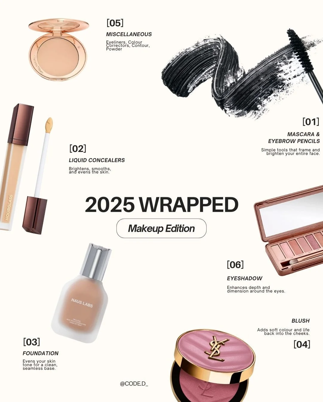 Personal Favourite Brands/Products as of 2025 &mdash; No sponsorship, curated by a Colour Analyst and Makeup Artist.

Save this for your gifting season 🛍️✨ and swipe for a special surprise 🎁😉

(In no specific order)

BROW PENCIL

(01) @benefitcosm