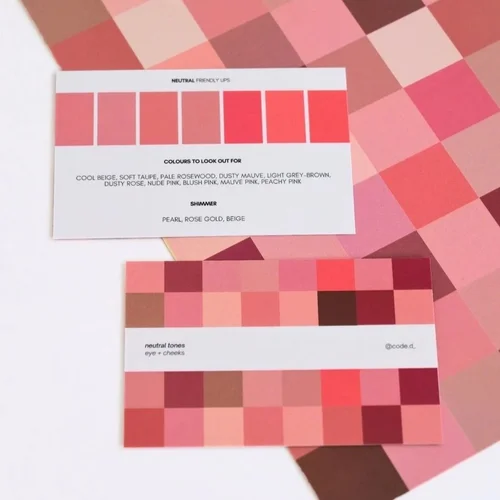 Physical Swatch Cards