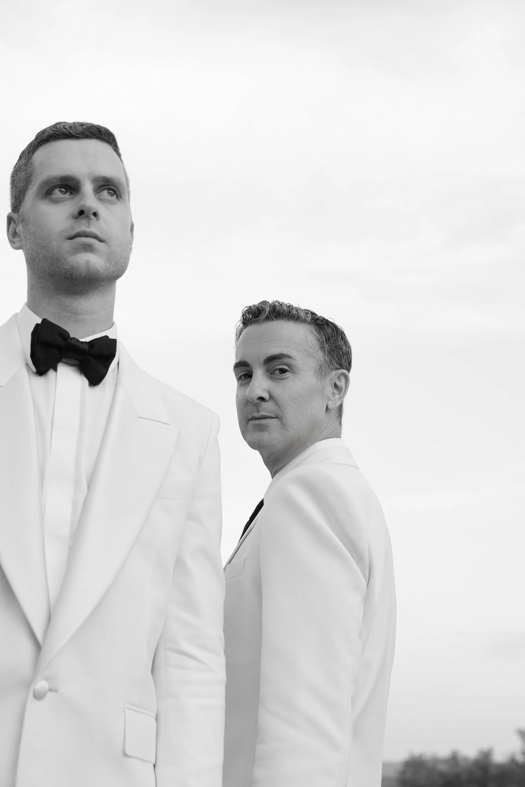 Editorial wedding portrait at Il Borro Same Sex wedding