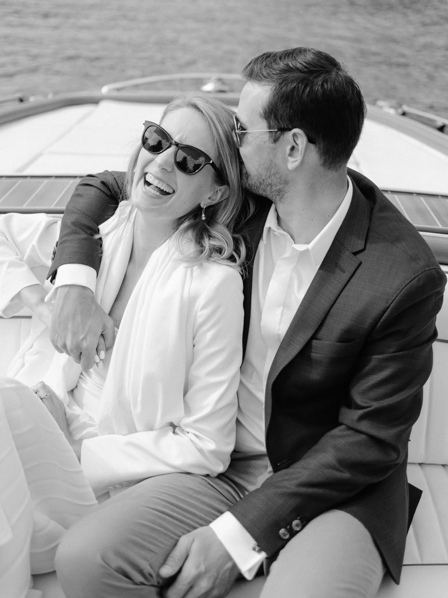 A civil wedding at Lake Wolfgangsee, followed by a boat ride across the lake.
S &amp; I. Just married, framed by mountains and emerald waters.

#wolfgangseewedding #austrianalpswedding #intimatewedding #europeanwedding #editorialweddingphotography