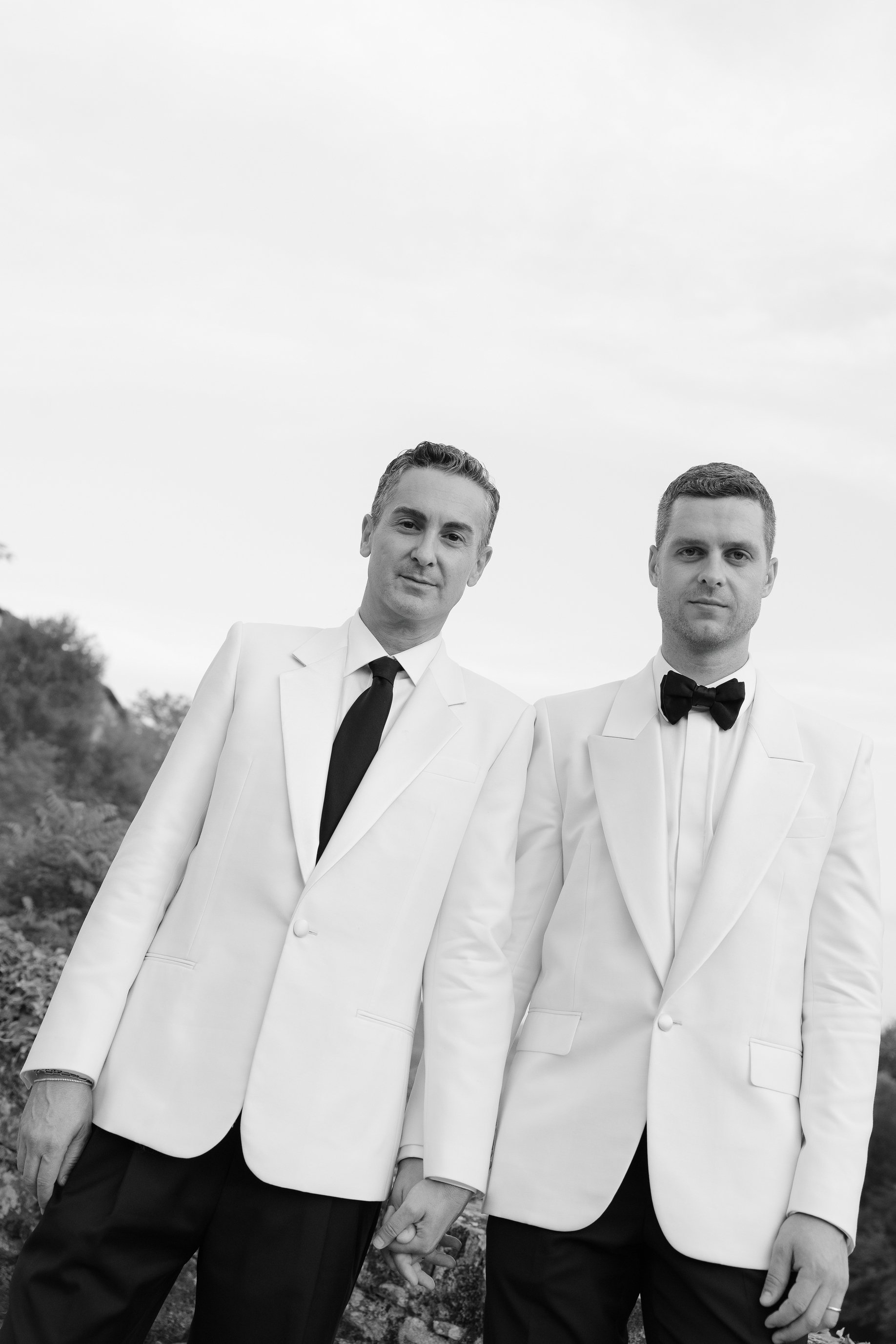 Wedding portraits of Micah Schifman and Stefan Fior in Tuscany