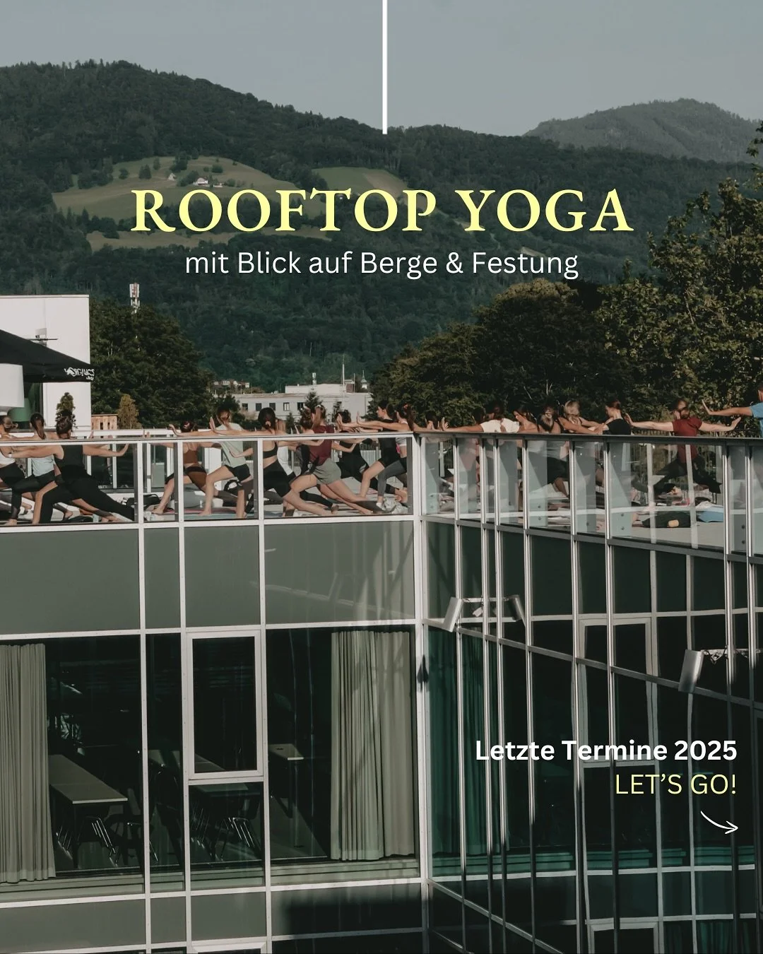 Wir gehen rein in die Final Season von Pop Up Yoga auf dem Unidach 2025. Es warten noch 4 👀 Sessions bei der @eden_skybar auf Euch! 😍

𝗚𝗹𝗲𝗶𝗰𝗵 𝗲𝗶𝗻𝗲𝗻 𝗣𝗹𝗮𝘁𝘇 𝘀𝗶𝗰𝗵𝗲𝗿𝗻 &amp; mit uns in den Feierabend flowen. Tickets wie immer im Li
