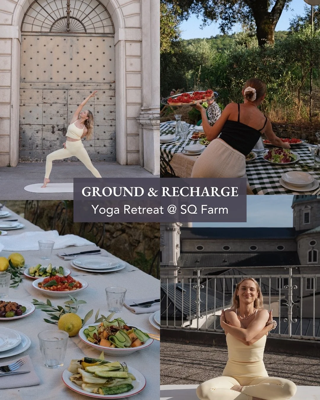 Ganz bald geht es schon zu unserem GROUND &amp; RECHARGE Retreat in der SQ Farm 🌱 Last free Spots!

🤍 𝟮𝟲.-𝟮𝟴. 𝗦𝗲𝗽𝘁𝗲𝗺𝗯𝗲𝗿 𝟮𝟬𝟮𝟱

Die SQ Farm liegt inmitten ruhiger Natur und hat als modern umgebautes Bauernhaus einen ganz besonderen C