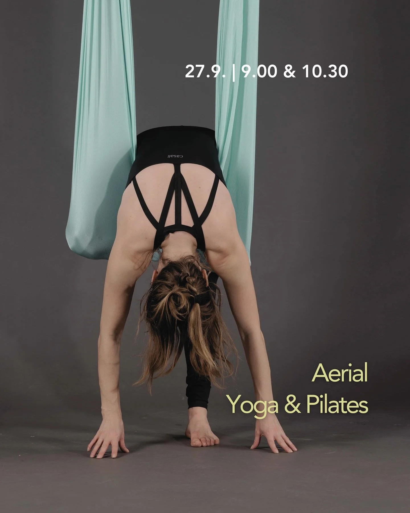 AERIAL YOGA &amp; PILATES 🚀

Durch das Abgeben des eigenen K&ouml;rpergewichtes an das Tuch entstehen ganz neue M&ouml;glichkeiten
▫️Dehnungs&uuml;bungen k&ouml;nnen dadurch viel entspannter, aber auch intensiver ausgef&uuml;hrt werden
▫️der R&uuml;
