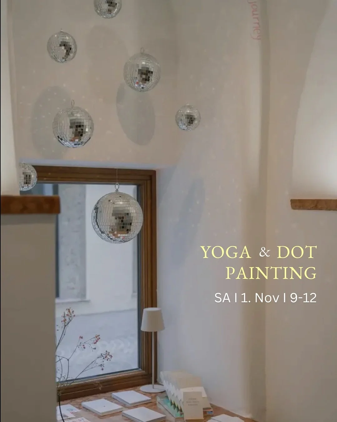 Das @liebestrunken.official ist so ein sch&ouml;ner Safe Space f&uuml;r deepe, ehrliche Yoga Momente. ✨

▫️▫️▫️
𝗬𝗼𝗴𝗮 &amp; 𝗗𝗼𝘁 𝗣𝗮𝗶𝗻𝘁𝗶𝗻𝗴 
Samstag I 1. Nov I 9-12 Uhr
Teacher: @julia_triebl
▫️▫️▫️

Zuerst flie&szlig;t Julia durch einen Y