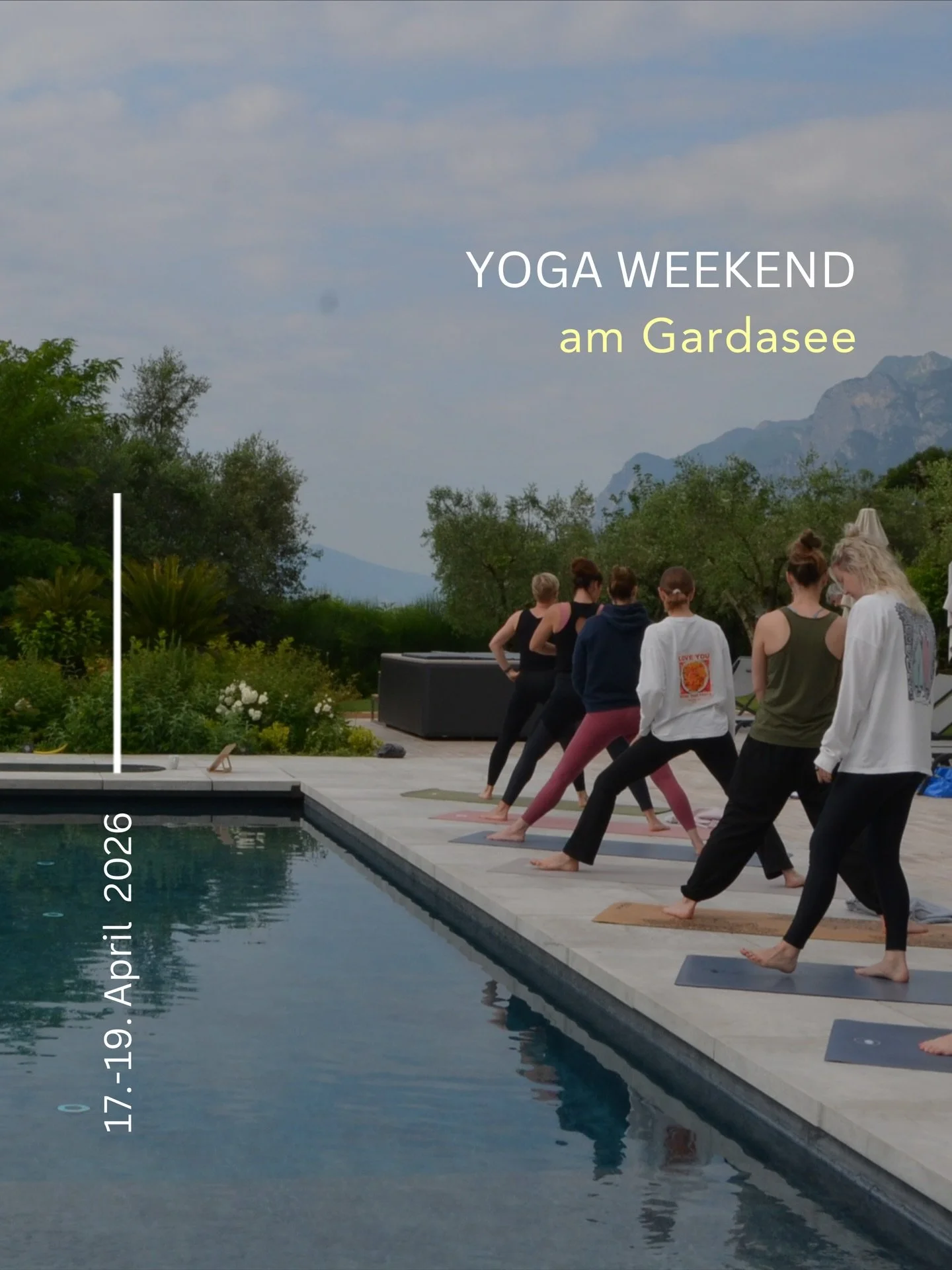 Italien Yoga Retreat 2026 - Sehnst du dich nach einem Reset nach der kalten Jahreszeit?
Dann komm mit an den Gardasee zum LA DOLCE VITA
Yoga Retreat @arcolive.agrisuite 

🗓️ 17.-19. April 2026

Stell dir vor: Morgenyoga in der warmen Morgensonne, Sp