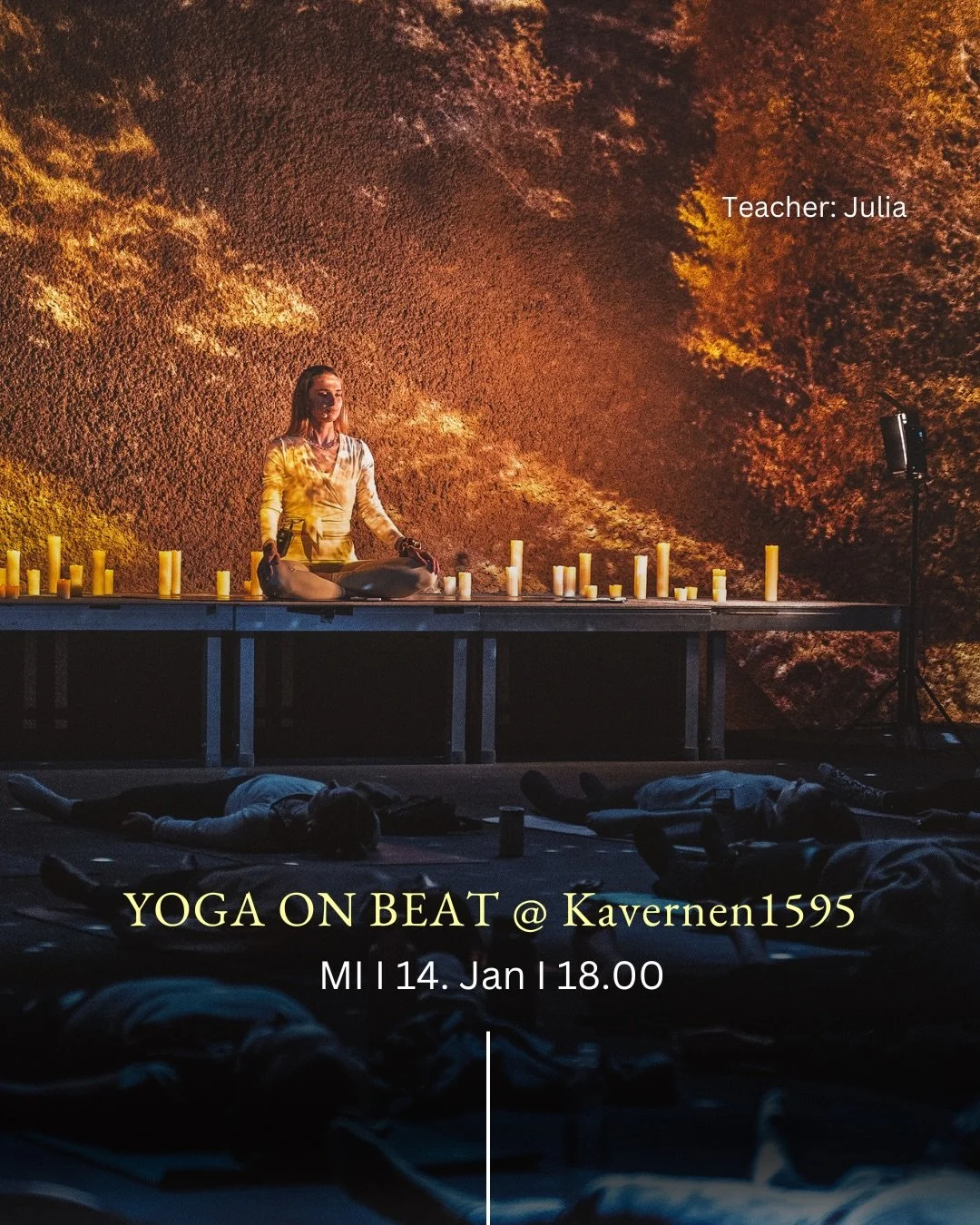 Slowly but steady getting ready for 2026 ✨ Wir starten das Jahr an unserem Special Ort @kavernen1595 - Yoga on Beat mit einer magischen Lichtshow drum herum.

Diese Session ist keine ToDo-Liste f&uuml;r das neue Jahr. Sie ist ein Innehalten. Ein bewu