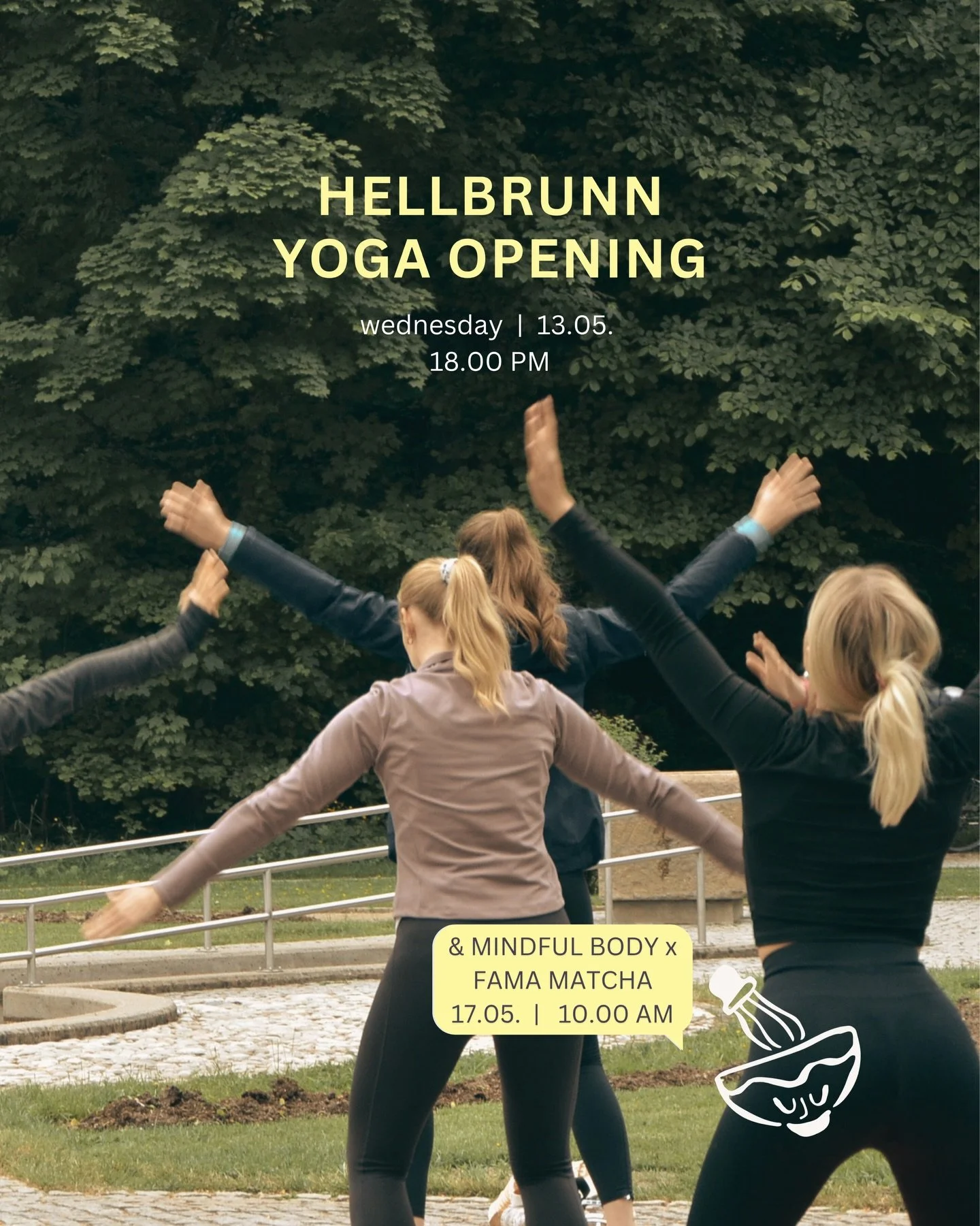 Diese Location geh&ouml;rt definitiv zu unseren Pop Up Summer Highlights! ☀️ Es geht raus zum Outdoor Yoga in den sch&ouml;nen Park vom @schloss_hellbrunn 🤌

▫️▫️▫️
OPENING | Mittwoch I 13. Mai I 18-19 Uhr
w/ @juliaspocketfullofsoul
Vinyasa Flow &am
