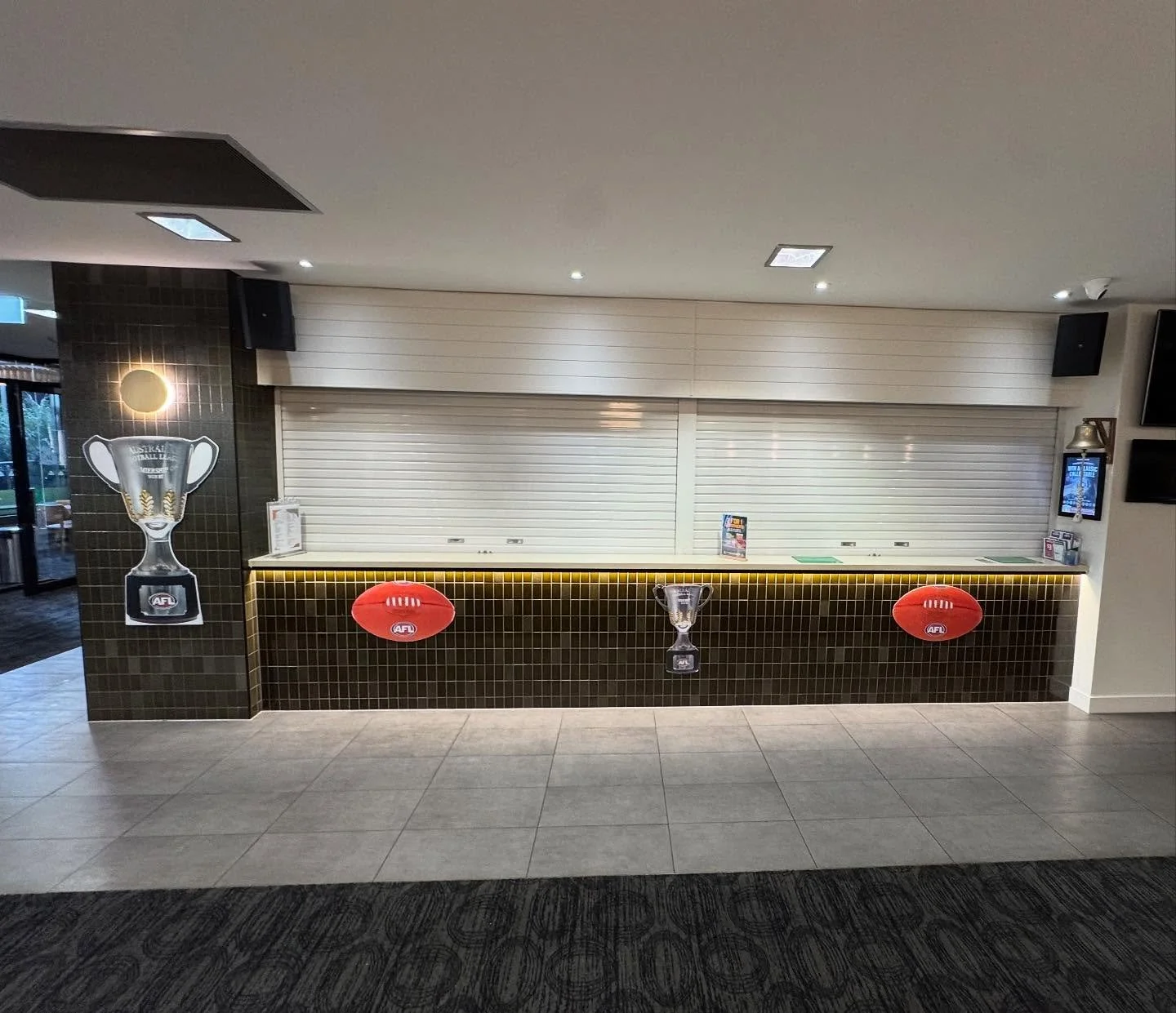 Bar renovation  completed 

We&rsquo;ve given this bar area a modern refresh with clean finishes, feature lighting and a sleek tiled front to lift the whole space.

#Construction #Renovation #Fitout #BuilderLife #ProjectComplete #BarRenovation