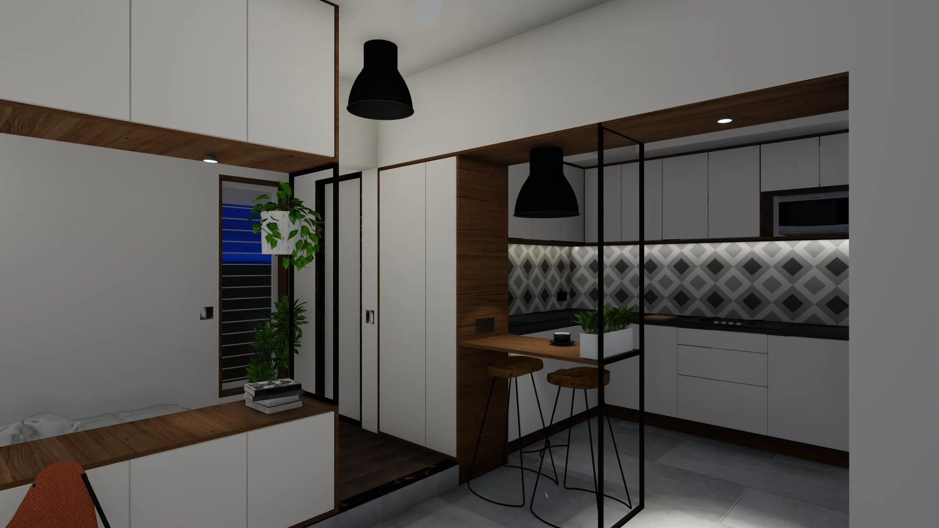 an apartment for two