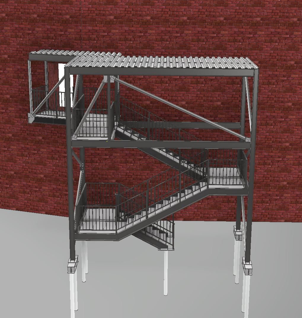Bespoke External Fire Escape Design: Structural Engineering for ...