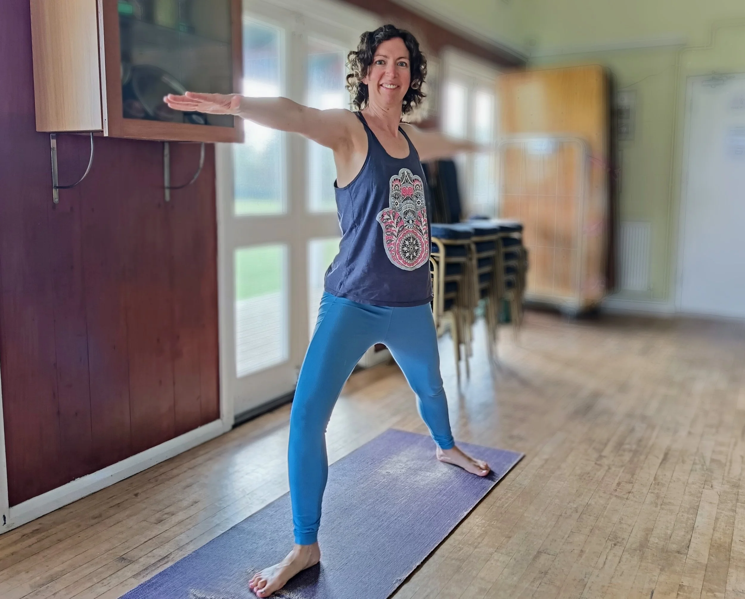 Tuesday morning yoga at Ditchling Pavilion